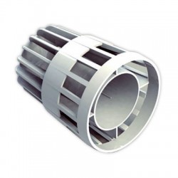 TERMINAL COAXIAL HORIZONTAL CORTO 60/100 MM