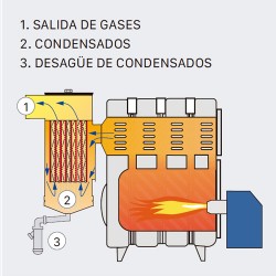 CALDERA DOMUSA JAKA 20 HFD CONDENS 19,1 kW SOLO CALEFACCIÓN