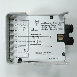 CAJA CONTROL 530SE QUEMADOR GASOIL KADET TRONIC 3-5-10-15-20 121301156 BAXI-ROCA