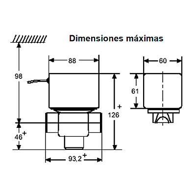 VALVULA ZONA MOTORIZADA 3 VIAS 1"H-H SPDT CON MICRO V4044F1034/U