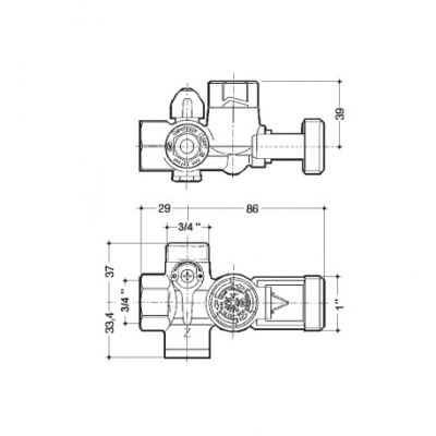 GRUPO SEGURIDAD FLEXBRANE 3/4" −BAXI