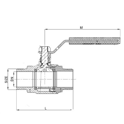 VALVULA ESFERA  ANTIHIELO MM 1½ PN30 PAL.INOX R/A E:2 / 8