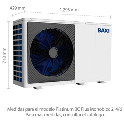 AEROTERMIA BAXI PLATINUM BC MONOBLOC PLUS-2 4 MR 7803090