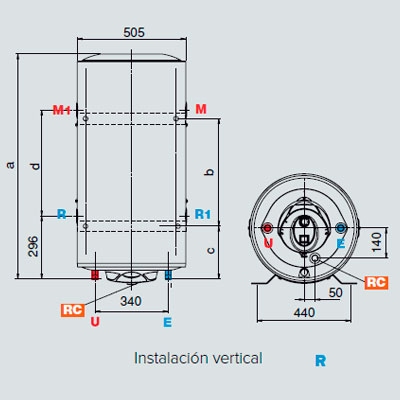 INTERACUMULADOR MULTIPOSICIÓN ARB 100 EU2 ARISTON