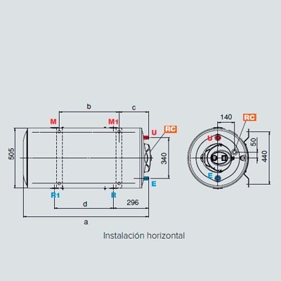 INTERACUMULADOR MULTIPOSICIÓN ARB 100 EU2 ARISTON