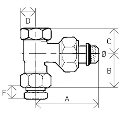 DETENTOR ESCUADRA 1/2 x 1/2 ROSCAR