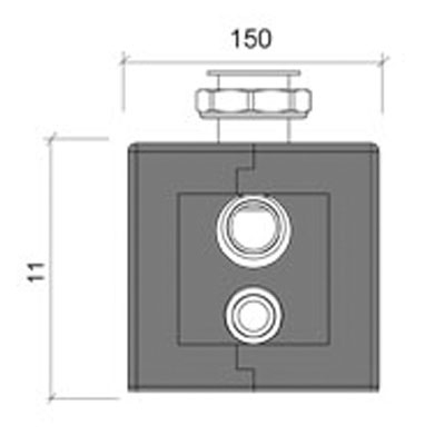 COLECTOR DISTRIBUCIÓN C90/3F KOMPAT DN32 CON AISLAMIENTO