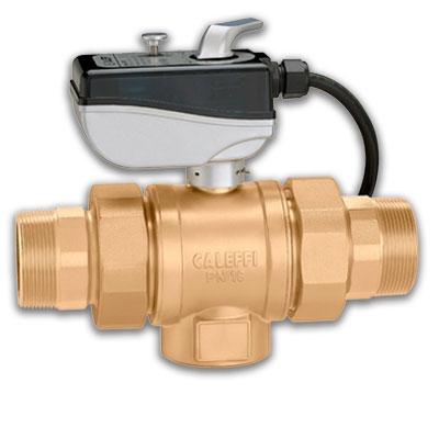 VÁLVULA MOTORIZADA 2 VÍAS 1 1/4" GRAN CAUDAL 230V 638072 CALEFFI