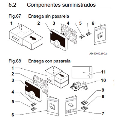 TERMOSTATO AMBIENTE TXM Connect WI-FI MODULANTE CABLEADO BAXI 7652308