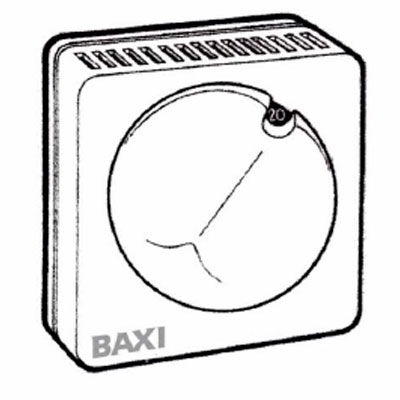 TERMOSTATO AMBIENTE TM-1 CON CABLE BAXI 195180001