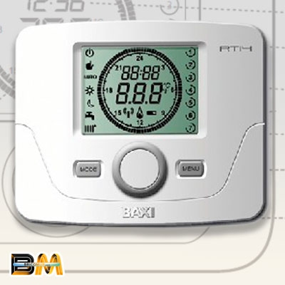 TERMOSTATO AMBIENTE RCX 10C MODULANANTE PROGRAMABLE INALÁMBRICO BAXI 140040351