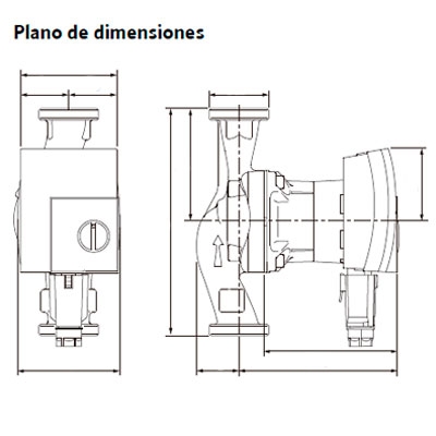 BOMBA WILO YONOS PICO 30/1−8 1"¼ 180mm