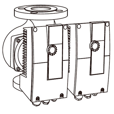 BOMBA WILO STRATOS−D 32/1−8 PN6/10