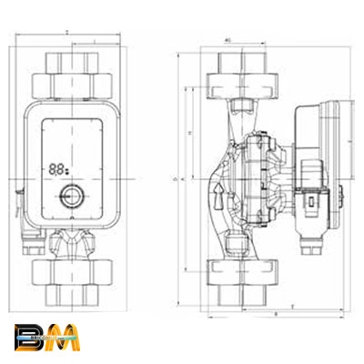 BOMBA CIRCULADORA CALEFACCIÓN BAXI QUANTUM MAXI 1025 1"