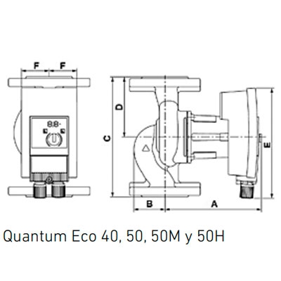 BOMBA CIRCULADORA CALEFACCIÓN BAXI QUANTUM ECO 32 1 1/4"