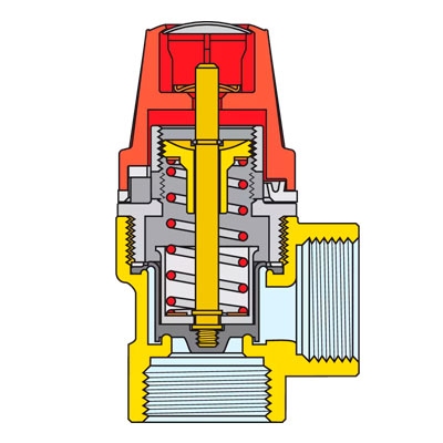 VÁLVULA SEGURIDAD (SERIE 311) H−H 1/2" 7 BAR 311470