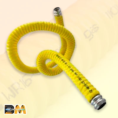 TUBO CATS ACERO INOXIDABLE CORRUGADO WR16-CE ROSCA DN12 GAS 20 METROS