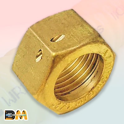 TUERCA HEMBRA LATÓN  DN 12 G 1/2" PRECINTABLE