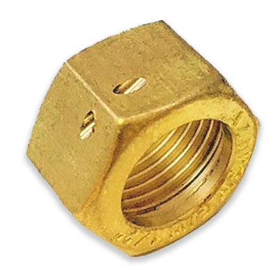 TUERCA HEMBRA LATÓN  DN 12 G 1/2" PRECINTABLE