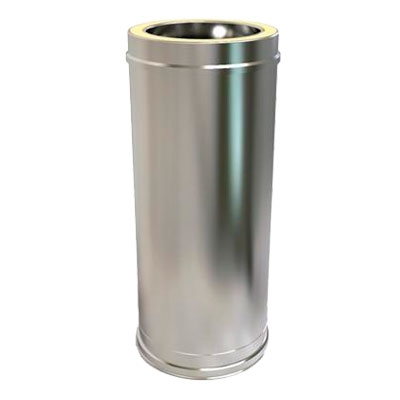 MÓDULO DE 0,50 m. Ø125/175 CHIMENEA DOBLE PARED INOX 316-304 CONVESA KW