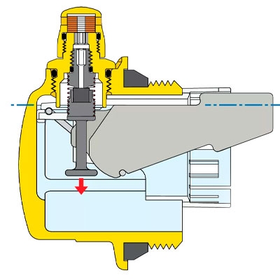 TAPÓN PURGADOR AUTOMÁTICO 1" IZQUIERDA 507621