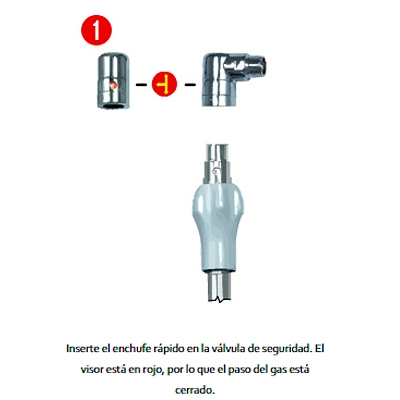 MANGUERA FLEXIBLE GAS WS-CE + VÁLVULA SERGURIDAD 657