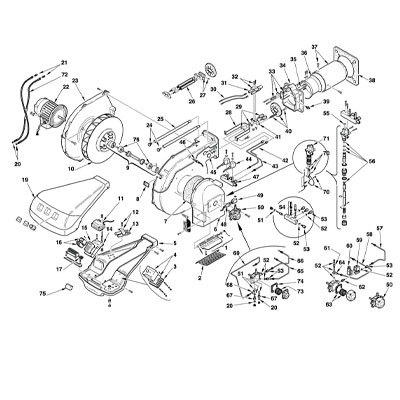 BOMBA QUEMADOR GASOIL TECNO 100L-130L BAXI 121303999