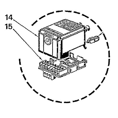 CAJA CONTROL 531SE KADET TRONIC 2-3-5 121301158 BAXI-ROCA