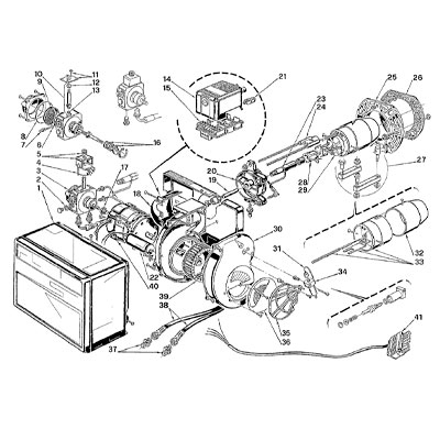 CAJA CONTROL 531SE KADET TRONIC 2-3-5 121301158 BAXI-ROCA