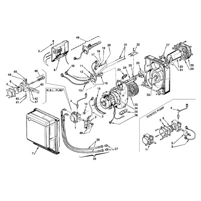 CAJA CONTROL 553SE QUEMADOR GASOIL CRONO 2L /3L / 5L / 3LX BAXI ROCA 121301175