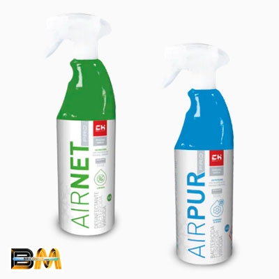 KIT AIRNET & AIRPUR PRO 2X750 ML ELIMINA OLORES Y DESINFECTANTE